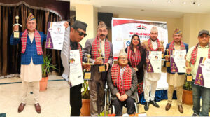 इजिप्टमा कोइरालालाई उत्कृष्ट गीतकारको अवार्ड