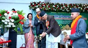 मुन्दुम अन्तर्राष्ट्रिय चित्रकला प्रदर्शनी सुरु : राष्ट्रपति पौडेलद्वारा उद्घाटन