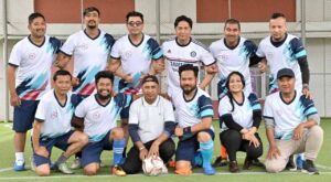 एनएफपिजे नेपालले ‘स्वास्थ्यका लागि खेलकुद’ भन्ने नाराका साथ फुटसल प्रतियोगिता आयोजन गर्दै