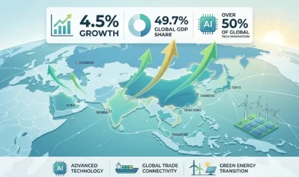 एआई र हरित ऊर्जाको नयाँ केन्द्र बन्दै एसिया, विदेशी लगानीका लागि अझै पनि प्रमुख गन्तव्य