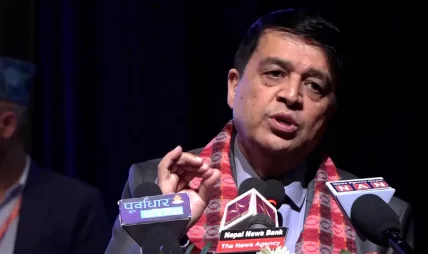 निजी क्षेत्रलाई आन्दोलनको ‘टार्गेट’ बनाउने प्रवृत्ति अन्त्य हुनुपर्छ : अध्यक्ष ढकाल