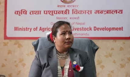 कृषिमन्त्री चौधरीद्वारा पदभार ग्रहण