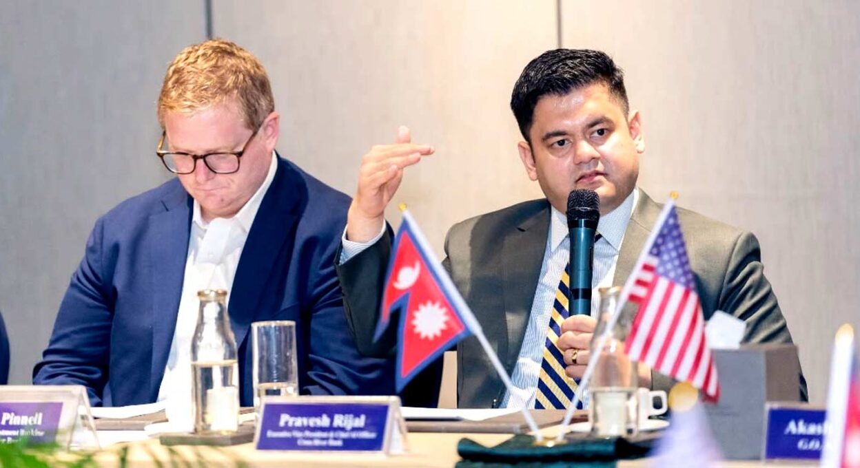 नेपालमा रहेको पूँजीलाई लगानीमा बदल्न अमेरिकी क्रस रिभर बैंकले थाल्यो छलफल