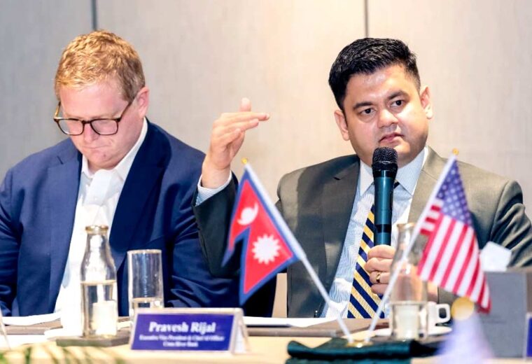 नेपालमा रहेको पूँजीलाई लगानीमा बदल्न अमेरिकी क्रस रिभर बैंकले थाल्यो छलफल