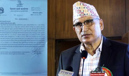 सुर्खेतमा कार्यक्रम चलिरहेकै बेला एमाले नेता विष्णु पौडेल पक्राउ