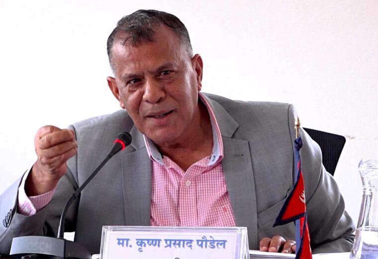 शिक्षा क्षेत्रमा देखिएका विकृति हटाउन सरकार गम्भीर बन्नुपर्छ : सभापति पौडेल