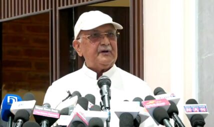 सरकारको हस्तक्षेपका कारण एन्फा अन्तर्राष्ट्रिय प्रतिबन्धमा परेको ओलीको आरोप