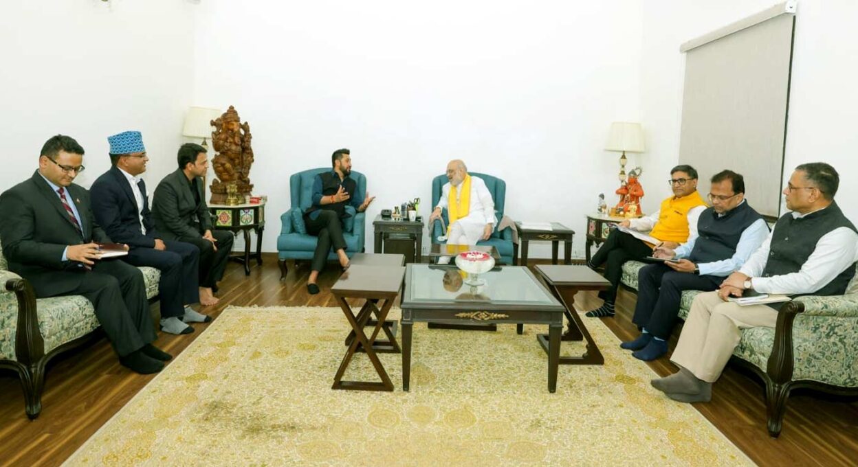 रास्वपा सभापति लामिछानेद्वारा भारतमा उच्चस्तरीय भेटवार्ता