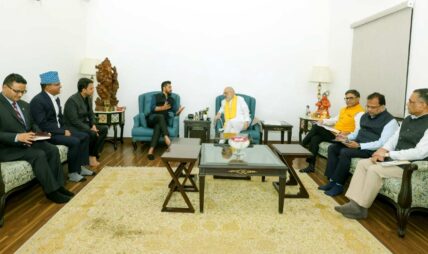 रास्वपा सभापति लामिछानेद्वारा भारतमा उच्चस्तरीय भेटवार्ता