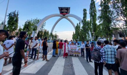 सुनसरी घटनाको विरोधमा जनकपुरधाममा प्रदर्शन, दोषीमाथि कारबाहीको माग