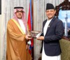 सभामुख अर्याल र नेपालका लागि साउदी अरेबियाका राजदूतबीच शिष्टाचार भेटवार्ता सभामुख अर्याल र नेपालका लागि साउदी अरेबियाका राजदूतबीच शिष्टाचार भेटवार्ता