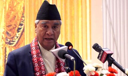 कांग्रेस असन्तुष्ट पक्षको राष्ट्रिय भेलालाई निवर्तमान सभापति तथा पूर्वप्रधानमन्त्री देउवाले सम्बोधन गर्ने कांग्रेस असन्तुष्ट पक्षको राष्ट्रिय भेलालाई निवर्तमान सभापति तथा पूर्वप्रधानमन्त्री देउवाले सम्बोधन गर्ने