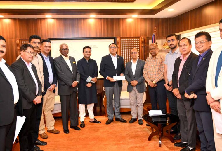 २७ संस्था एवं व्यक्तिले अर्थमन्त्रीमार्फत राहत कोषमा एकैदिन गरे ३८ करोड ५५ लाख सहयोग