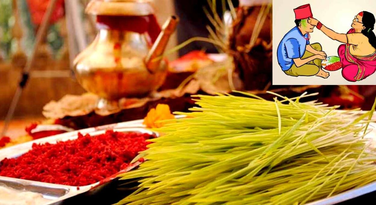 टीकाको दोस्रो दिनः मान्यजनबाट आशीर्वाद लिने क्रम जारी