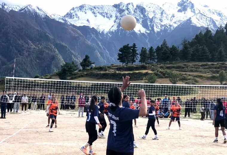 राष्ट्रिय खेलकुदका लागि हुम्लामा प्रदेशस्तरीय महिला भलिबल खेलाडी छनोट सुरु
